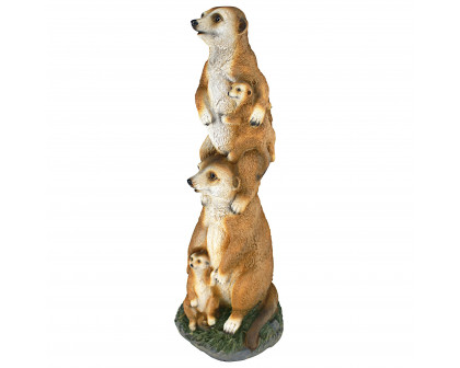 Toscano - Meerkat Generations Garden Statue