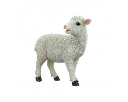 Toscano Yorkshire Lamb Garden Statue - Standing Lamb