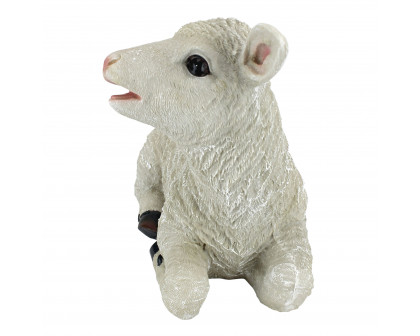 Toscano Yorkshire Lamb Garden Statue - Sitting Lamb