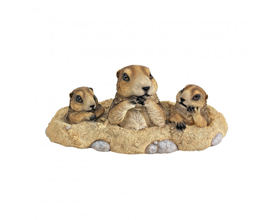 Toscano - Burrowing Buddies Garden Gophers Statue