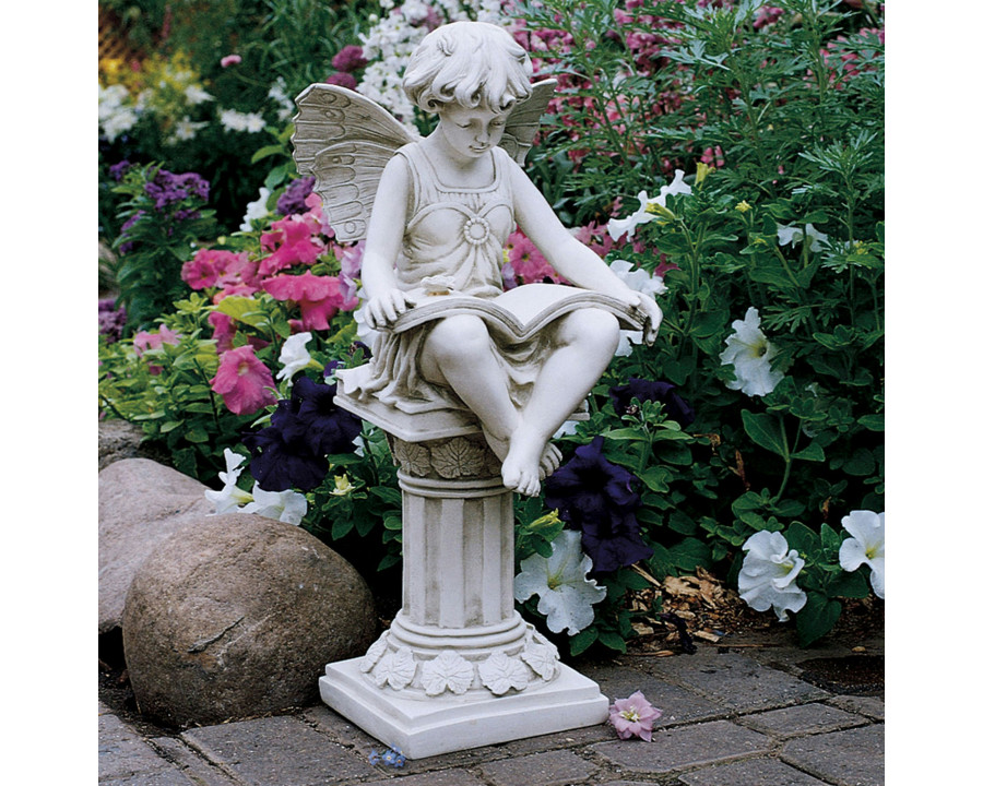 Toscano - The British Reading Fairy Garden Statue