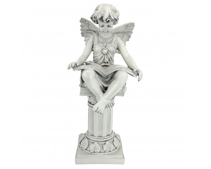 Toscano - The British Reading Fairy Garden Statue