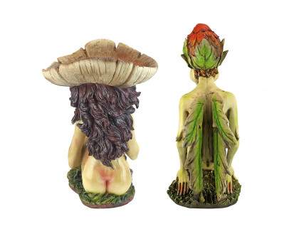 Toscano - Svenska and Theodor the Garden Trolls Statues