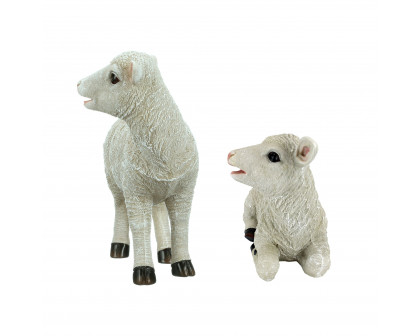 Toscano - Set of 2 Yorkshire Lamb Garden Statues