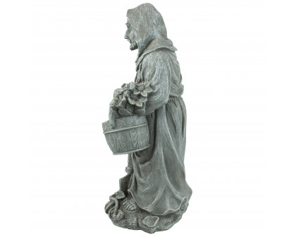 Toscano St. Fiacre the Gardener Patron Saint Statue - Small