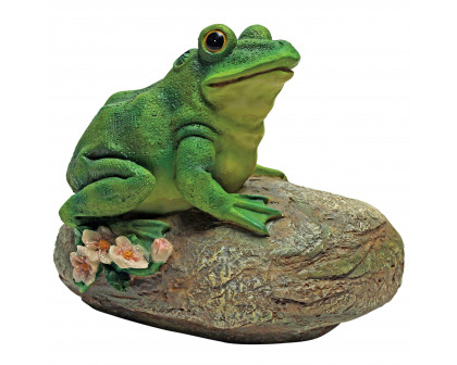 Toscano - Thurstonthe FrogGarden Rock Sitting Toad Statue