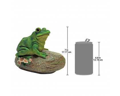 Toscano - Thurstonthe FrogGarden Rock Sitting Toad Statue