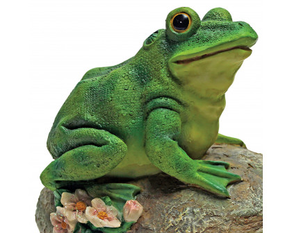 Toscano - Thurstonthe FrogGarden Rock Sitting Toad Statue