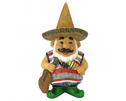 Toscano - Pancho the Mariachi Garden Gnome Statue