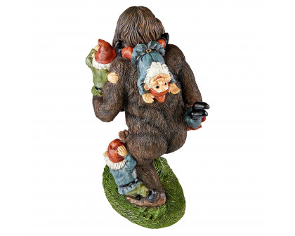 Toscano - Schlepping the Garden Gnomes Bigfoot Statue