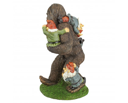 Toscano - Schlepping the Garden Gnomes Bigfoot Statue