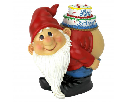 Toscano - Loonie Moonie Happy Birthday Garden Gnome Statue