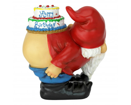 Toscano - Loonie Moonie Happy Birthday Garden Gnome Statue