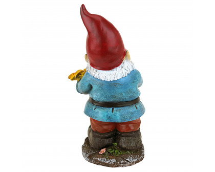 Toscano - Sunflower Sammy Garden Gnome Statue