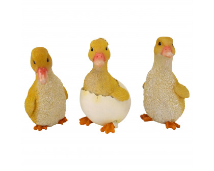 Toscano - Set of 3 Duckling Brood Garden Statues