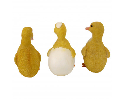 Toscano - Set of 3 Duckling Brood Garden Statues