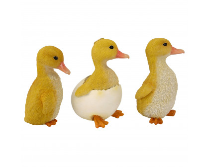 Toscano - Set of 3 Duckling Brood Garden Statues