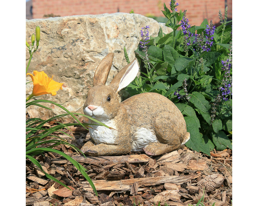 Toscano - Bashfulthe BunnyLying Down Garden Rabbit Statue