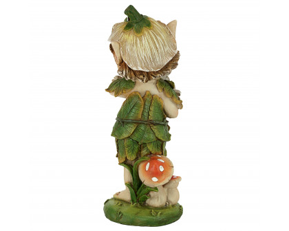 Toscano Pixie Elfin Gnome Garden Statue - Perry