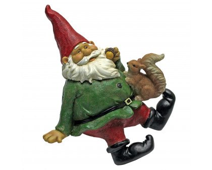 Toscano - Osbertthe Garden Gnome Shelf Sitter Statue