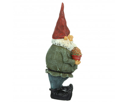 Toscano - Dagobert with Gifts Garden Gnome Statue