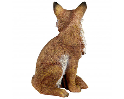 Toscano - Fabian the Flamboyant Fox Garden Statue