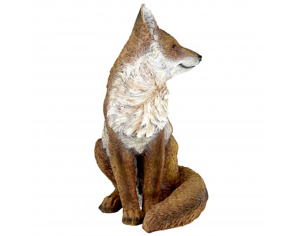 Toscano - Fabian the Flamboyant Fox Garden Statue