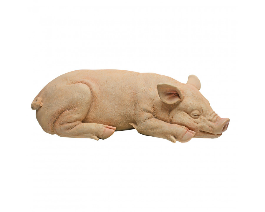 Toscano Sandman and Porkerthe Piggies Garden Statues - Sandman