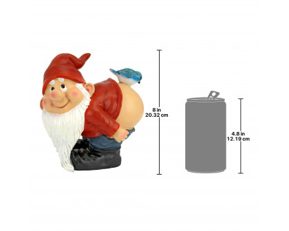 Toscano Loonie Moonie Bare Buttocks Garden Gnome Statue - Medium