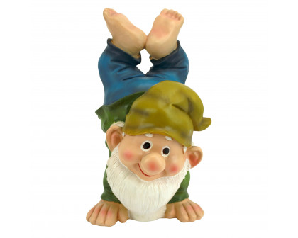 Toscano - Handstand Henry the Garden Gnome Statue