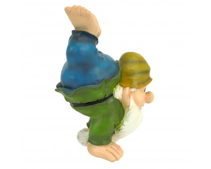 Toscano - Handstand Henry the Garden Gnome Statue