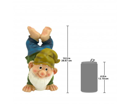 Toscano - Handstand Henry the Garden Gnome Statue