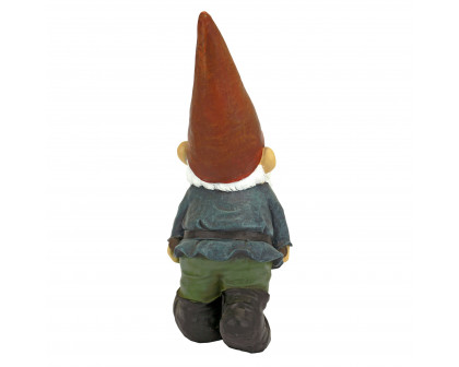 Toscano - Wheelbarrow Willie Garden Gnome Statue