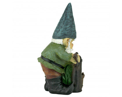 Toscano - Water Pump Pete Garden Gnome Statue