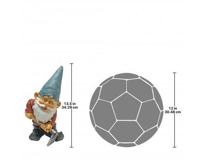 Toscano - Bulldozethe Garden Gnome Statue