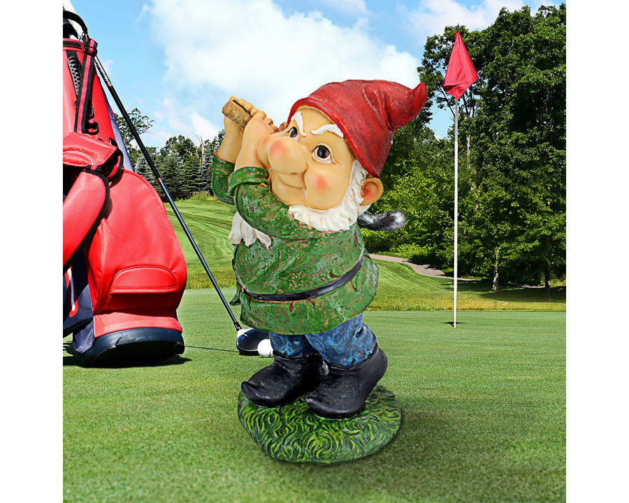 Toscano - Bogey Burt Garden Gnome Statue