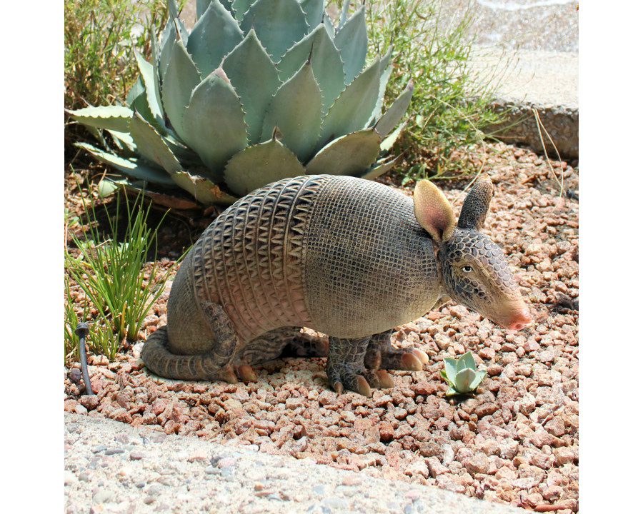 Toscano - Tank the Armadillo Garden Statue