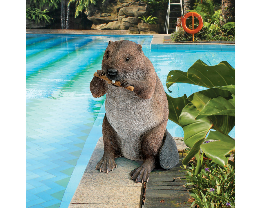 Toscano - Dam Building Beaver Garden Statue