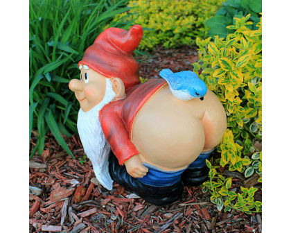 Toscano - Loonie Moonie Bare Buttocks Garden Gnome Statue