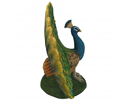 Toscano - Peacock Plumage Garden Statue