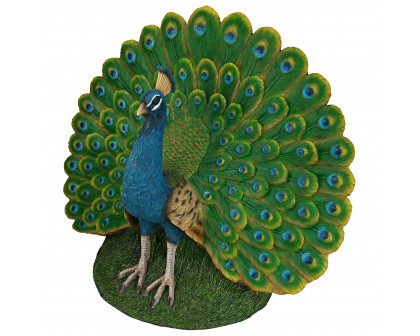 Toscano - Peacock Plumage Garden Statue