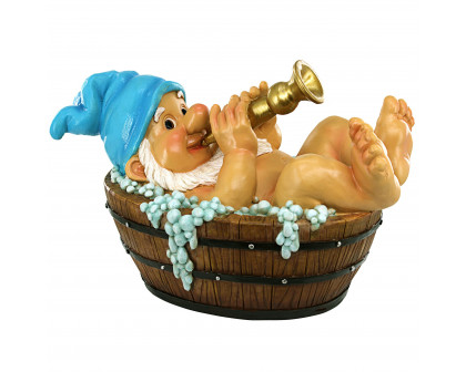 Toscano - Suds the Squeaky Clean Garden Gnome Statue