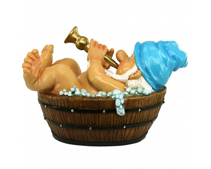 Toscano - Suds the Squeaky Clean Garden Gnome Statue