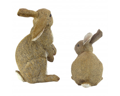 Toscano - Set of 2 Bashful and Hopper Garden Bunnies Collection