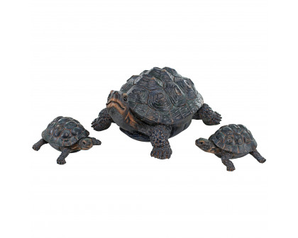 Toscano - Turtle Tribe Garden Tortoise Family Statues