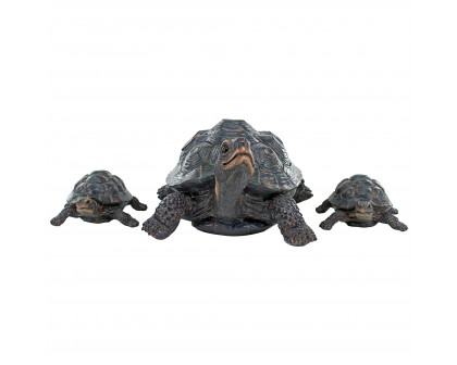 Toscano - Turtle Tribe Garden Tortoise Family Statues