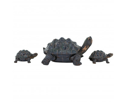 Toscano - Turtle Tribe Garden Tortoise Family Statues