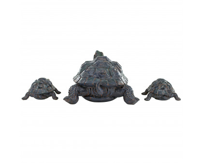 Toscano - Turtle Tribe Garden Tortoise Family Statues