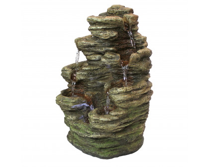 Toscano - Horseshoe Bend Illuminated Garden Fountain