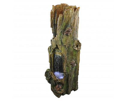 Toscano - Hawksbill Gulch Cascading Illuminated Garden Fountain